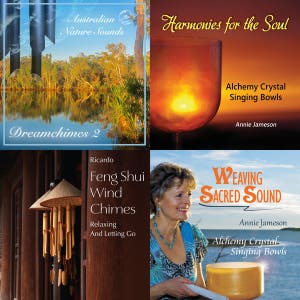 Relaxing chimes and bells — cover art