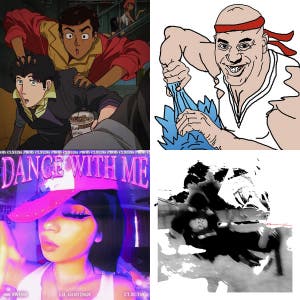 grinning — cover art