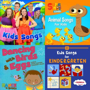 Safari/Zoo Animal Songs for Kids 🦓🦒🐘🦙🦩🦚 — cover art