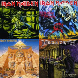 Best of Megadeth, Pantera, Iron Madien, Slayer, & Metallica 