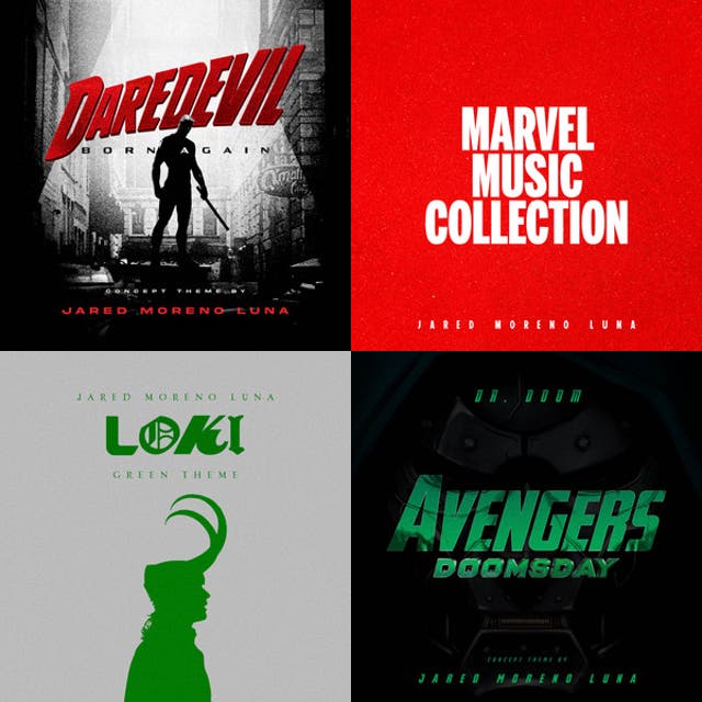 Marvel Epic Soundtracks Spotify playlist cover art