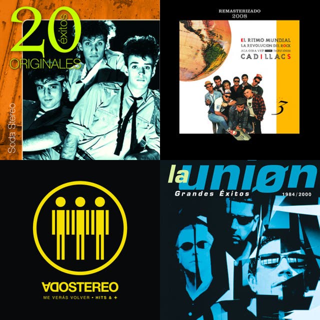 Clásicos del Rock en Español 80's y 90's Top 100 Rock en español playlist cover