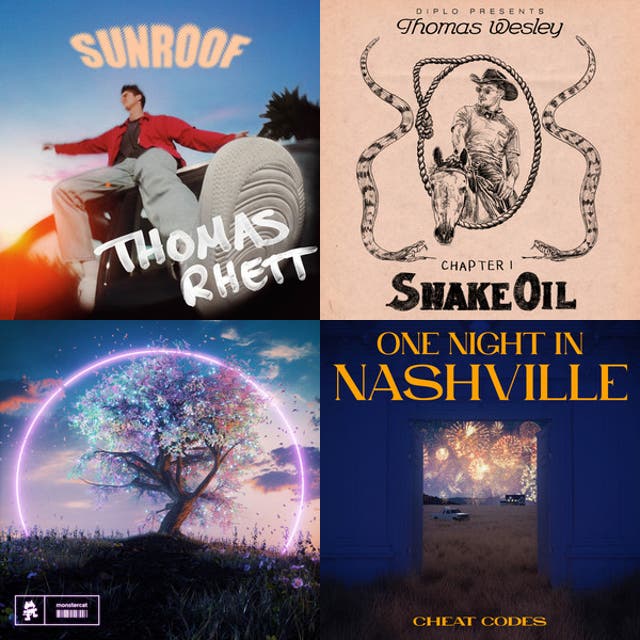Cowboy Electronic (Country EDM) playlist cover