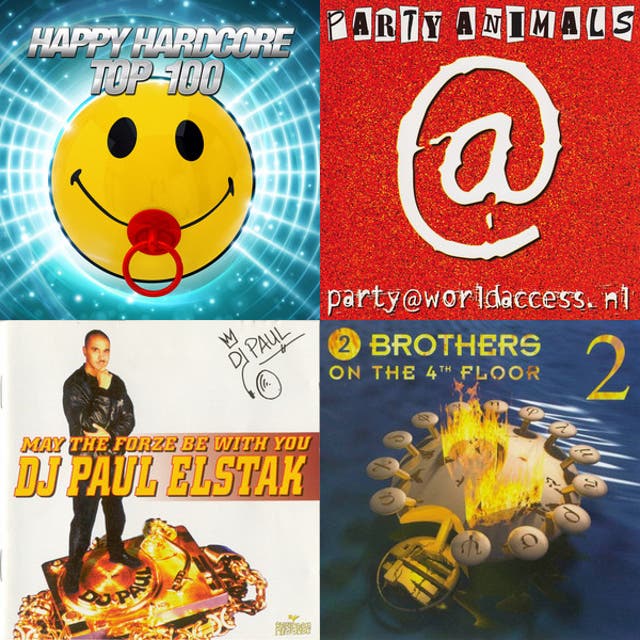 Happy hardcore Spotify playlist cover art