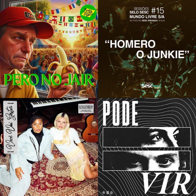 Capa da playlist de 08/08/2025