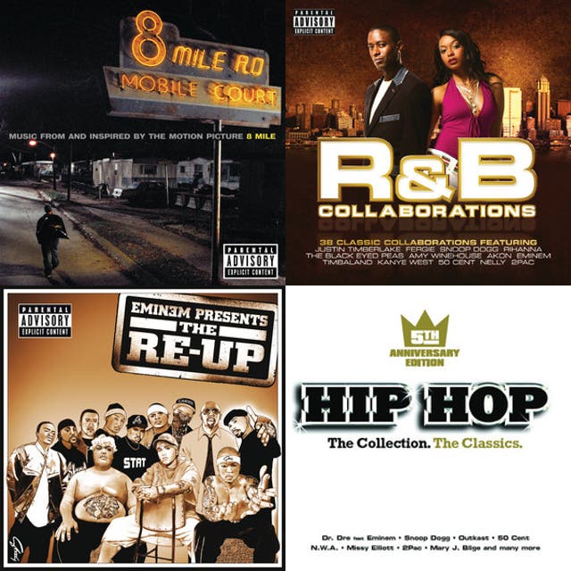Dre DMX 2pac 50cent Eminem The Game Snoop Dogg NWA Missy Elliott