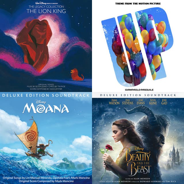 Musicas dos filmes e desenhos da Disney
