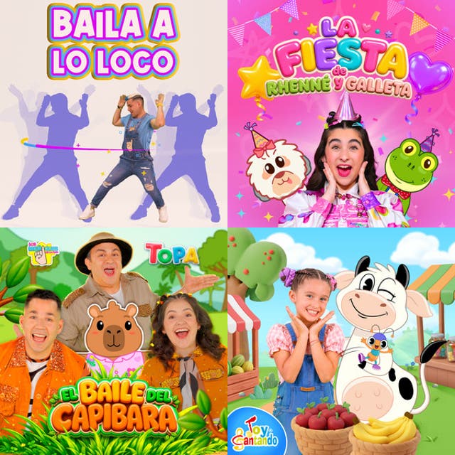 Fiesta para niños 🎉 A bailar  Fiesta playlist cover