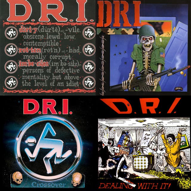 Cover of Rob’s playlist D.R.I. Setlist