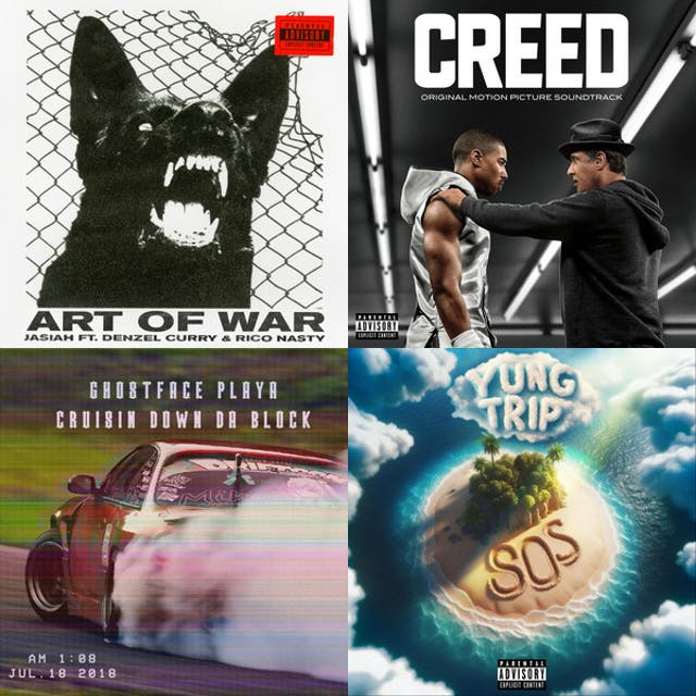 Walked into the gym fighting my demons playlist cover