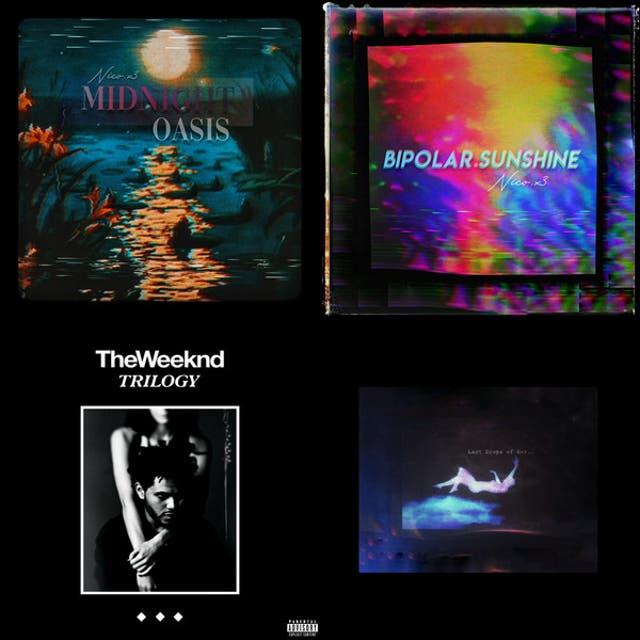 MIDNIGHT OASIS & CHILL 🏝️ Spotify playlist cover art