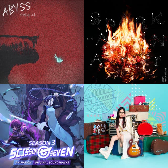 OP/ED I love. Spotify playlist cover art