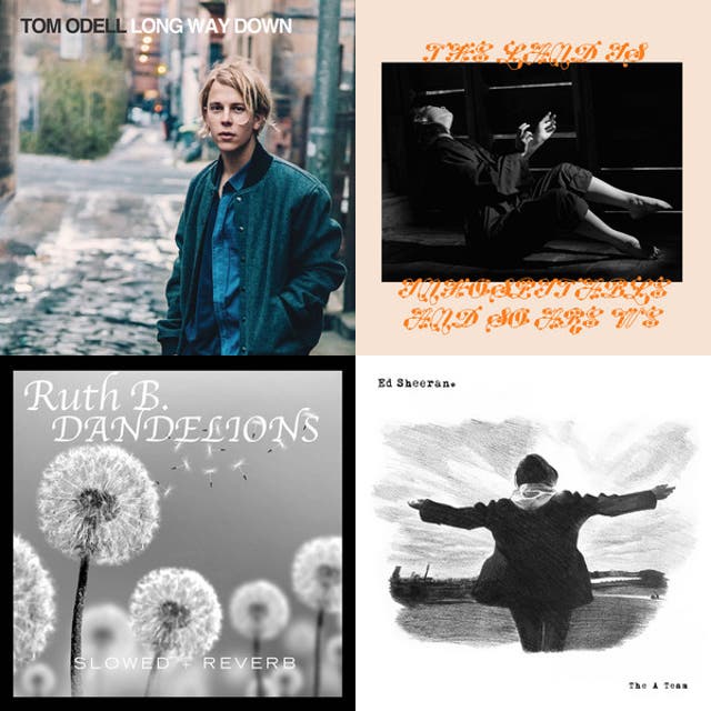sad songs / crying mood / Spotify playlist cover art