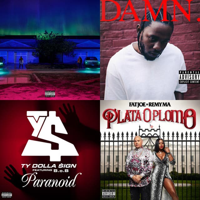 Hip Hop Tunes 2017 Spotify playlist cover art