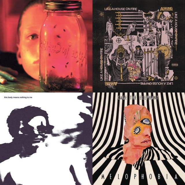 alt rock n vibezz Spotify playlist cover art