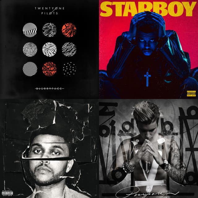 2016 Hits playlist cover