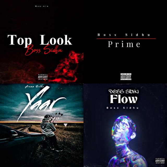 Boss Sidhu collection Spotify playlist cover art