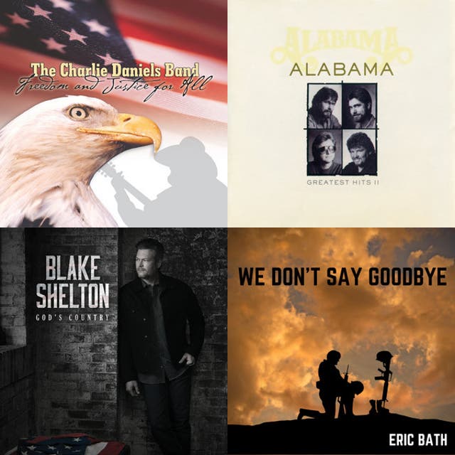 Patriotic Country Music 🇺🇸 God - Family - Country Spotify playlist cover art