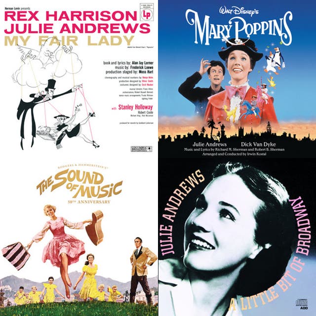 Julie Andrews- My Fair Lady, Mary Poppins, Sound of Music