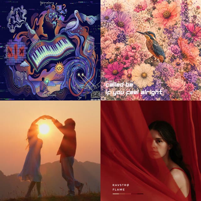 Electronic playlist cover