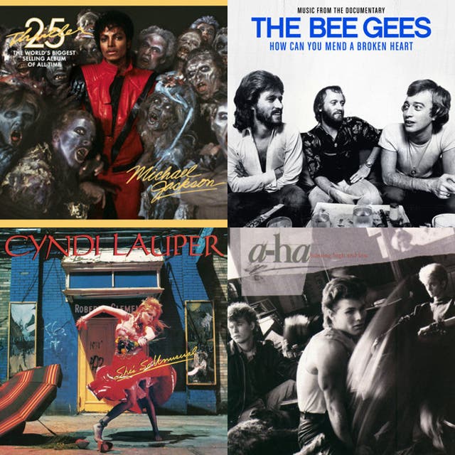 80's bops Spotify playlist cover art