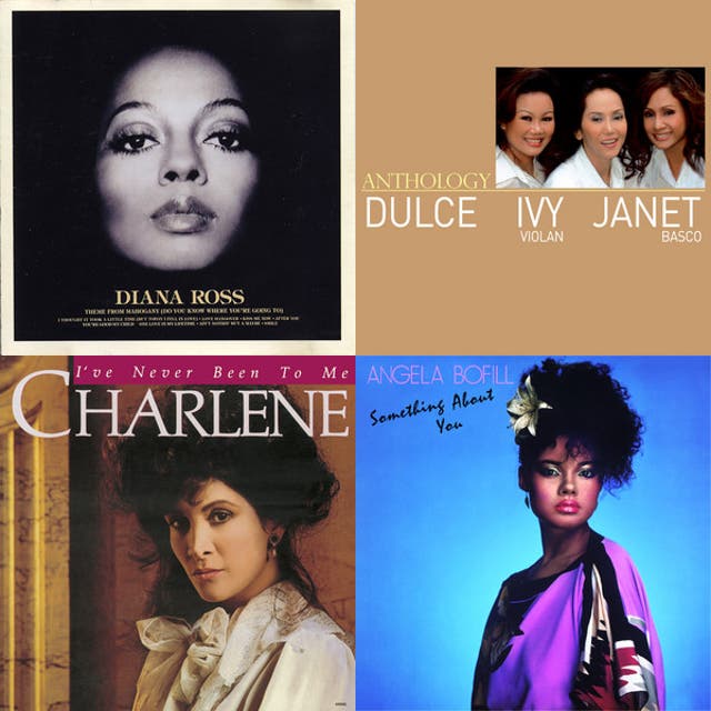Janet Basco, Dianna Ross, Angela Bofill,Charlene, and Natalie Cole ...
