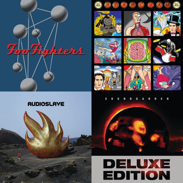 Foo Fighters, Nirvana, Red Hot Chili Peppers etc