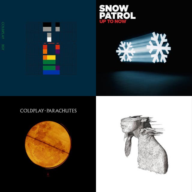 Coldplay, The Script, The Fray, Snow Patrol, etc.