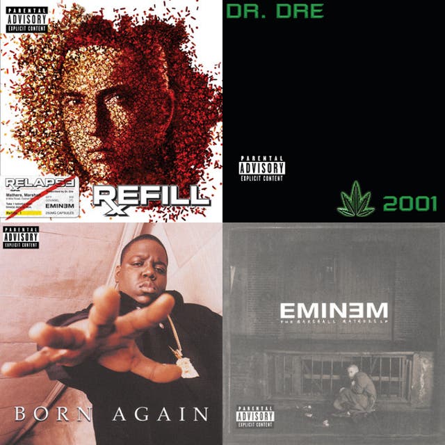 Eminem, Dr. Dre, Snoop Dog, Nate Dogg, Xzibit, Ice Cube, The Game