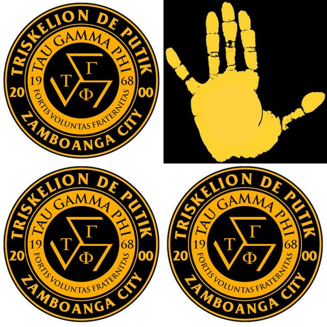 Tau Gamma Phi Hand Sign Emoji Text