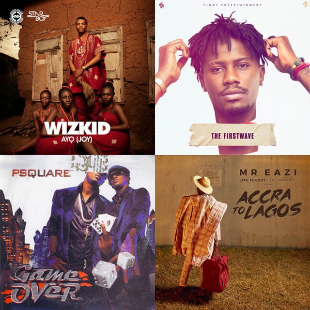 🍀Afrobeats Retro (Green)🍀 Spotify playlist cover art
