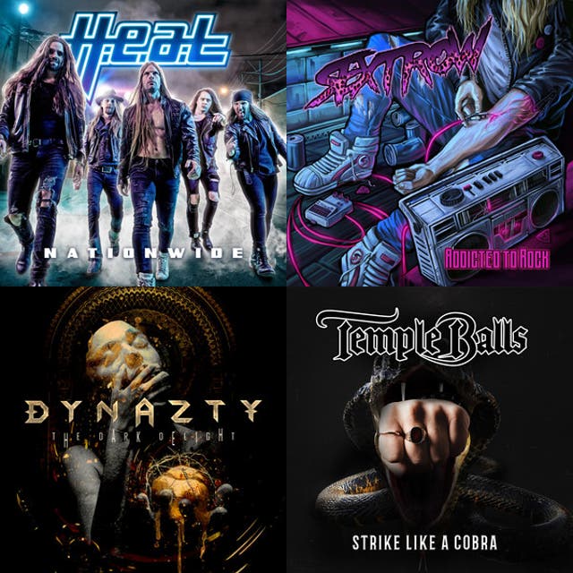 Hard Rock + Modern Glam & Hair Metal + A.O.R. playlist cover