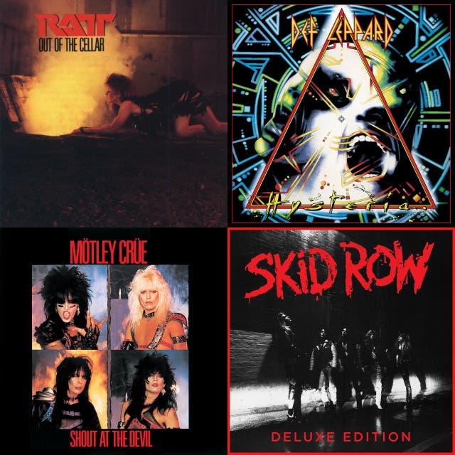 Songs from the Top 30 Hair Metal Albums on Spotify
