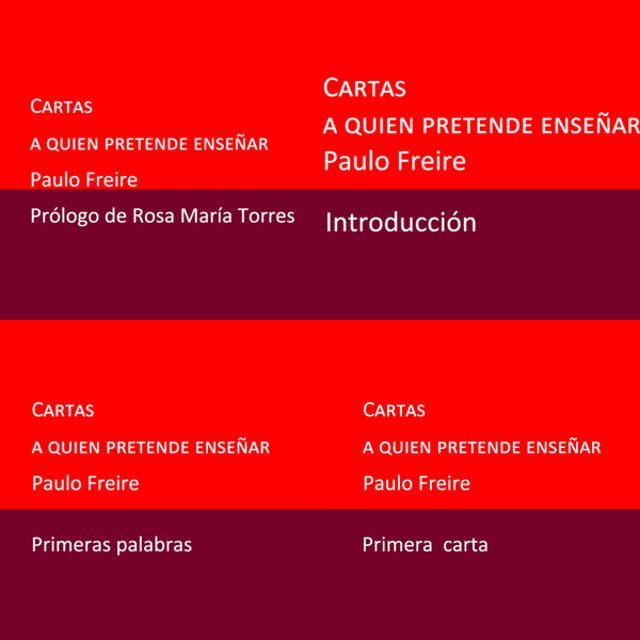 Audio libro. Cartas a quien pretende enseñar - playlist by Roger ...